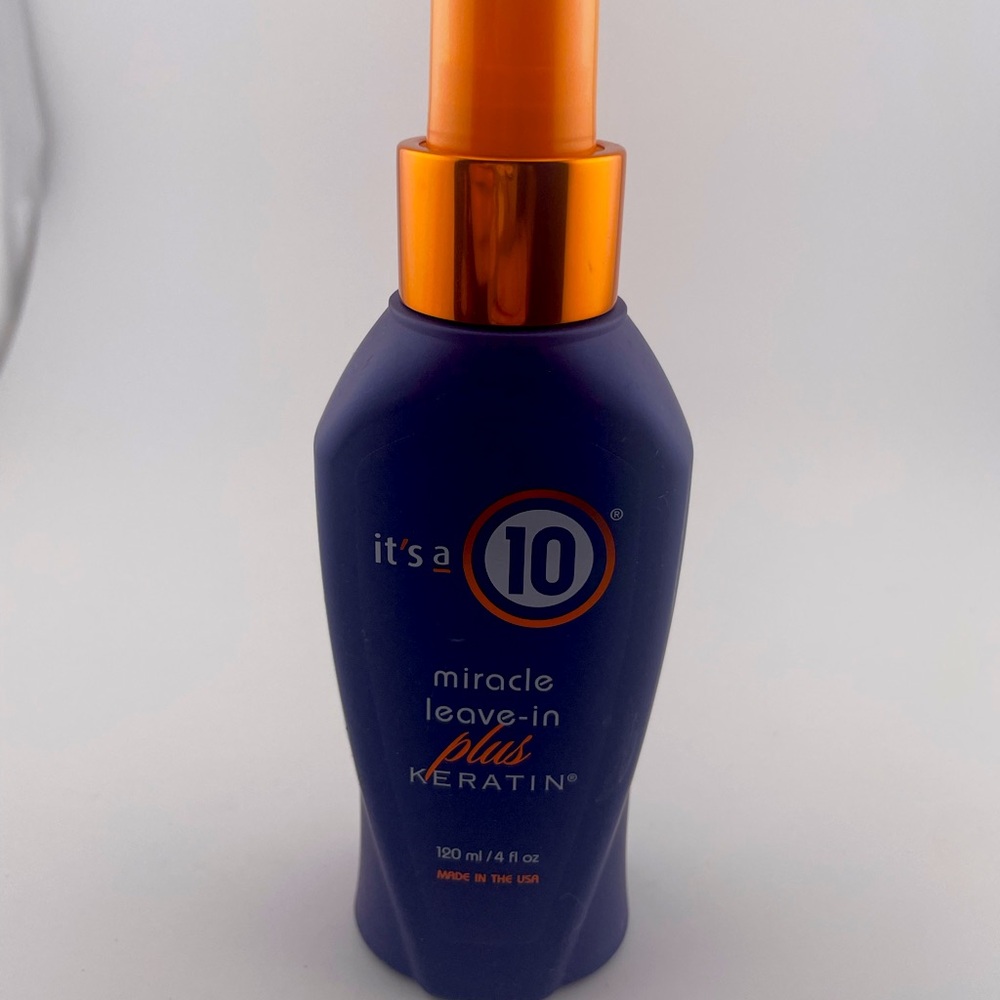 It’s a 10 Miracle Leave-In plus Keratin
